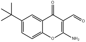 2-AMINO-6-TERT-BUTYL-3-FORMYLCHROMONE Structure