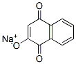2-hydroxy-1,4-naphthoquinone, sodium salt Structure