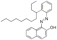 1-[(4-ドデシルフェニル)アゾ]-2-ナフトール 化学構造式