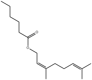 neryl hexanoate Struktur
