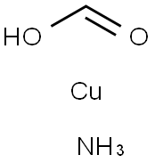 formic acid, ammonium copper salt Struktur