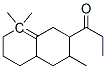 1-(octahydro-3,8,8-trimethyl-2-naphthyl)propan-1-one Structure