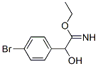 Benzeneethanimidic  acid,  4-bromo--alpha--hydroxy-,  ethyl  ester  (9CI) Struktur