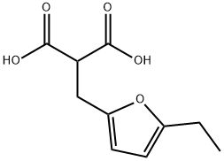 Propanedioic acid, [(5-ethyl-2-furanyl)methyl]- (9CI) Struktur