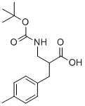 2-N-BOC-2-AMINOMETHYL-3-P-TOLYL-PROPIONIC ACID
Structure