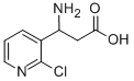 3-AMINO-3-(2-CHLORO-PYRIDIN-3-YL)-PROPIONIC ACID 结构式