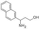 3-氨基-3-萘-2-YL-丙-1-醇 结构式
