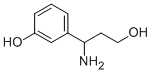 3-(1-氨基-3-羟丙基)苯酚 结构式
