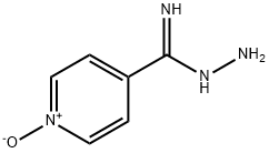 4-Pyridinecarboximidic acid, hydrazide, 1-oxide (9CI) Structure