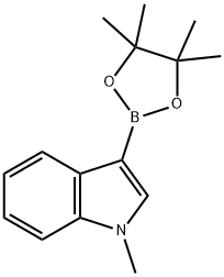 1-METHYL-3-(4,4,5,5-TETRAMETHYL-1,3,2-DIOXABOROLAN-2-YL)-1H-INDOLE