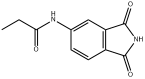 Propanamide, N-(2,3-dihydro-1,3-dioxo-1H-isoindol-5-yl)- (9CI) Structure