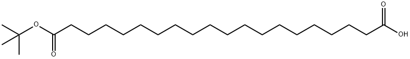 二十烷二酸单叔丁酯,683239-16-9,结构式