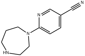 6-(1,4-DIAZEPAN-1-YL)NICOTINONITRILE Struktur
