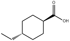 4-trans-エチルシクロへキシルカルボン酸 化学構造式