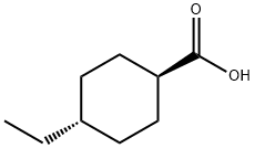 trans-4-Ethylcyclohexanecarboxylic acid Structure