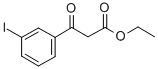 3-(3-IODO-PHENYL)-3-OXO-PROPIONIC ACID ETHYL ESTER Struktur