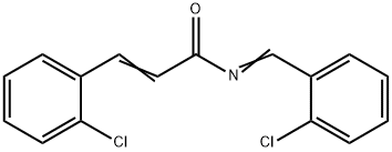3-(2-Chlorophenyl)-N-[(2-chlorophenyl)methylene]propenamide Struktur