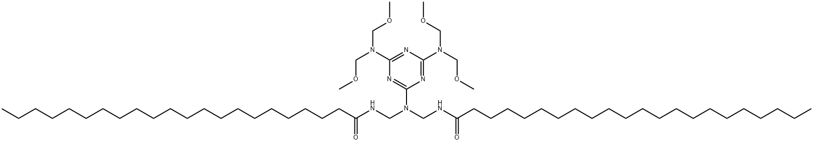 68334-70-3 N,N'-[[[4,6-bis[bis(methoxymethyl)amino]-1,3,5-triazin-2-yl]imino]bis(methylene)]bis(docosanamide)