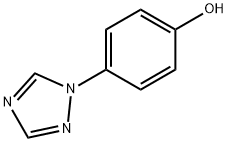 4‘-（1H-1,2,4-三唑基）苯酚, 68337-15-5, 结构式