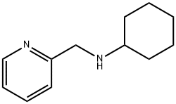 2-(シクロヘキシルアミノメチル)ピリジン 化学構造式