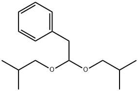 [2,2-ビス[(2-メチルプロピル)オキシ]エチル]ベンゼン 化学構造式