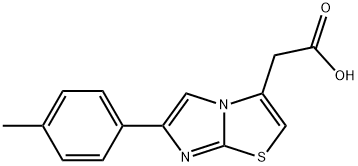 (6-P-TOLYL-IMIDAZO[2,1-B]THIAZOL-3-YL)-ACETIC ACID Structure