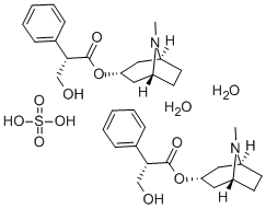 莨菪碱硫酸盐水合物, 6835-16-1, 结构式