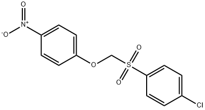 1-chloro-4-[(4-nitrophenoxy)methylsulfonyl]benzene Structure