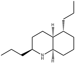 2,5-dipropyldecahydroquinoline Struktur