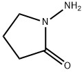 1-氨基-2-吡咯烷酮, 6837-14-5, 结构式