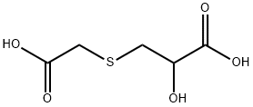 3-(carboxymethylsulfanyl)-2-hydroxy-propanoic acid 结构式