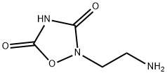 2-(2-AMINO-ETHYL)-[1,2,4]OXADIAZOLIDINE-3,5-DIONE 结构式