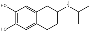 2,3-Naphthalenediol, 5,6,7,8-tetrahydro-6-[(1-methylethyl)amino]- (9CI) 结构式