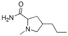 2-Pyrrolidinecarboxamide,1-methyl-4-propyl-,L-trans-(8CI) Structure