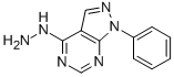 4-肼基-1-苯基-1H-吡唑并[3,4-D]嘧啶 结构式