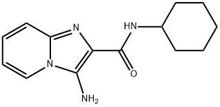Imidazo[1,2-a]pyridine-2-carboxamide, 3-amino-N-cyclohexyl- (9CI) Struktur