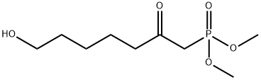 Dimethyl-7-hydroxy-2-oxoheptyl phosphonate, 95 % Structure