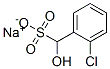 2-クロロ-α-ヒドロキシベンゼンメタンスルホン酸ナトリウム 化学構造式