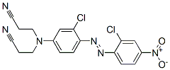 3,3'-[[3-Chloro-4-[(2-chloro-4-nitrophenyl)azo]phenyl]imino]bis(propanenitrile)|
