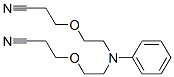 3,3'-[(phenylimino)bis(ethane-2,1-diyloxy)]bispropiononitrile Structure