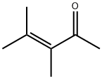 3,4-Dimethyl-3-penten-2-one Structure