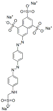 테트라나트륨7-[[4-[[4-[(설포네이토메틸)아미노]페닐]아조]페닐]아조]나프탈렌-1,3,5-트리설포네이트
