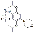 2,5-bis(1-methylethoxy)-4-(morpholino)benzenediazonium hexafluorophosphate Struktur