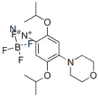 2,5-bis(1-methylethoxy)-4-(morpholino)benzenediazonium tetrafluoroborate 结构式