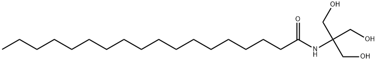 N-[2-hydroxy-1,1-bis(hydroxymethyl)ethyl]stearamide Structure