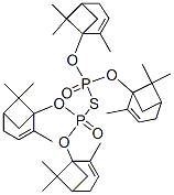 bis(2,6,6-trimethylbicyclo[3.1.1]hept-2-enyl) bis(2,6,6-trimethylbicyclo[3.1.1]hept-2-enyl)thiodiphosphonate Struktur