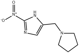 2-Nitro-4-(1-pyrrolidinylmethyl)-1H-imidazole,68406-49-5,结构式