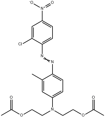 2,2'-[[4-[(2-chloro-4-nitrophenyl)azo]-3-methylphenyl]imino]bisethyl diacetate,68413-42-3,结构式