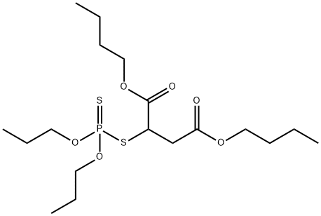 二丙氧基二硫代磷酸基丁二酸二丁酯,68413-47-8,结构式