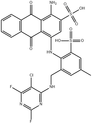 4-(4-氯-6-异丙氧基-1,3,5-三嗪-2-基)氨基苯磺酸钠,68413-53-6,结构式
